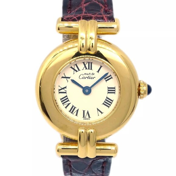 Cartier Ref.W1000654 Must Colisee Quartz Watch Brown - Picture 4 of 8